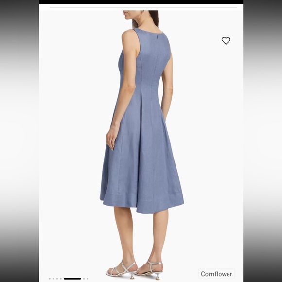 Reformation  NEW Sebastien Linen Midi-Dress - Picture 4 of 12
